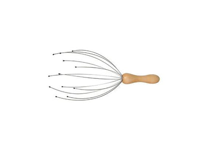 Masajeador de cuero cabelludo con mango de madera - 75548104
