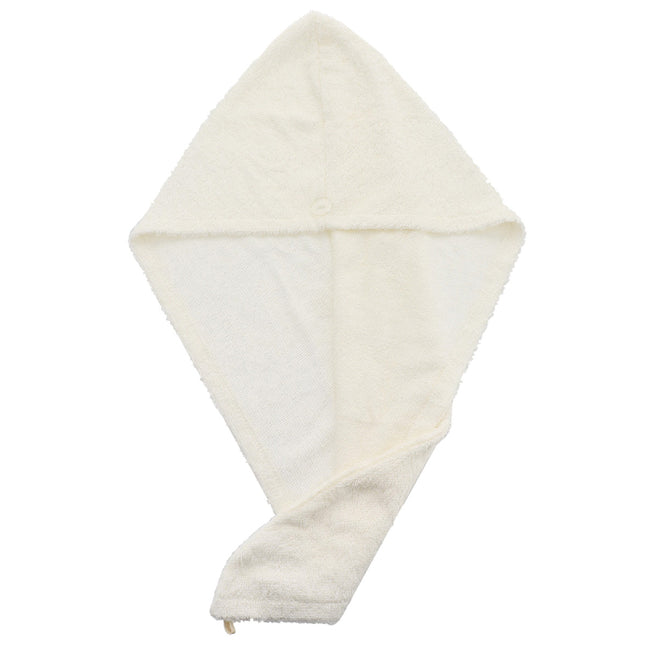 TOALLA DE BAÑO ABSORBENTE PARA EL CABELLO BAMBÚ/POLIESTER  NATURAL - 75562104