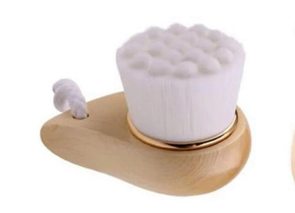 Cepillo de limpieza facial con mango de madera de bambú - 75572195