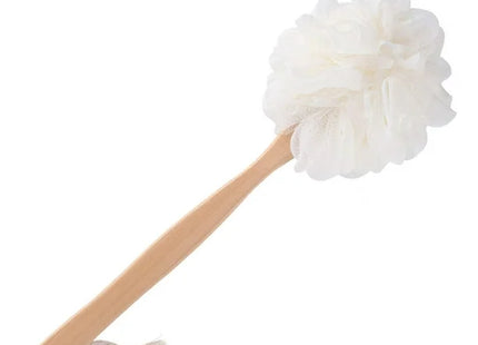 ESPONJA DE BAÑO FIBRA DE BAMBÚ Y POLIESTER CON MANGO DE MADERA - 75583100