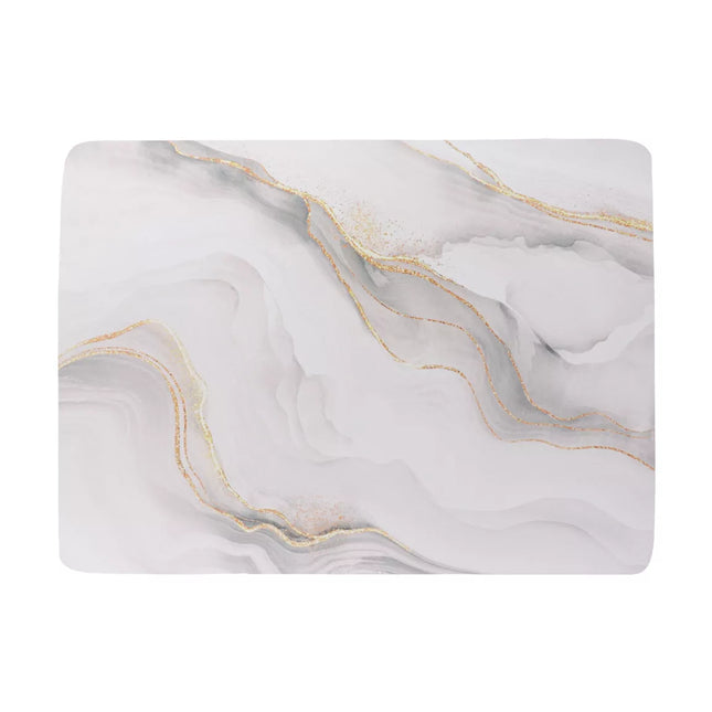 Alfombra ultra absorbente de secado rápido con respaldo de goma antideslizante 45x60cm  ICONIC BLANC - 7610794