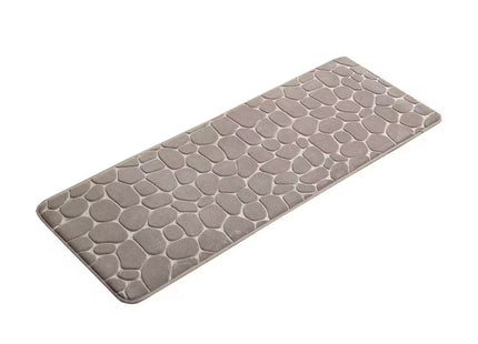 ALFOMBRA MICROFIBRA GUIJARROS 45X120 CM TOPO - 7743165