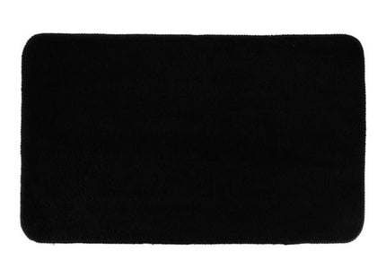 ALFOMBRA MICROFIBRA SUAVE CON LATEX 45X75 CM NEGRO - 7746103