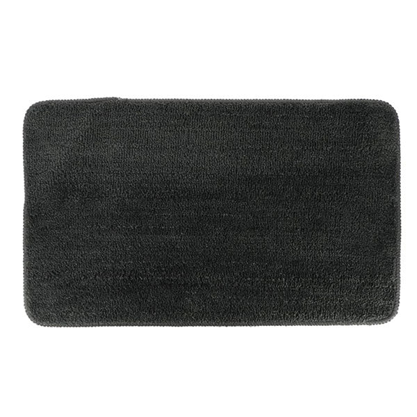 ALFOMBRA MICROFIBRA SUAVE CON LATEX 45X75 CM GRIS OSCURO - 7746181