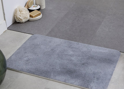 ALFOMBRA DIATOMITA 39X60CM GRIS ASPECTO CONCRETO - 7800618