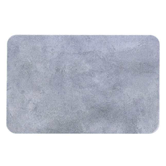 ALFOMBRA DIATOMITA 39X60CM GRIS ASPECTO CONCRETO - 7800618