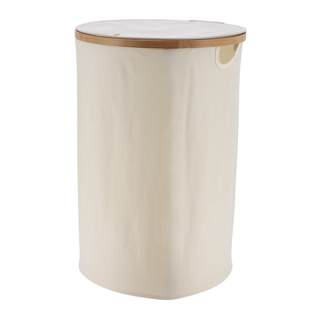 Cesta de lavandería redondo y plegable A60cm "Purebamboo" - 8721104