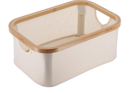 Cesta para ordenar plegable L38 x A16 cm Purebamboo natural - 8723104
