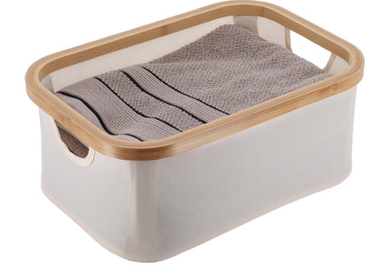 Cesta para ordenar plegable L38 x A16 cm Purebamboo natural - 8723104