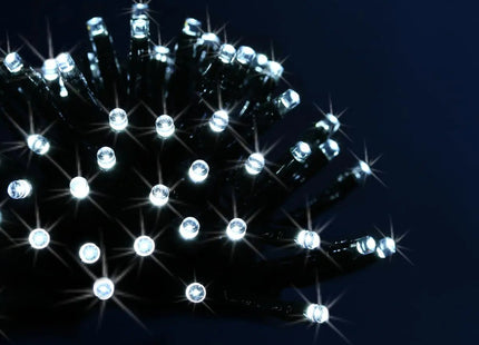 Guirnalda de luz exterior 8m blanco frío 80 LED + transformador - 877700B2