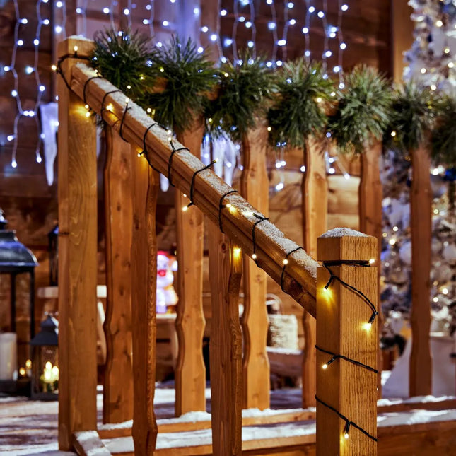 Guirnalda exterior 20m 200L ámbar FV - 877712P2