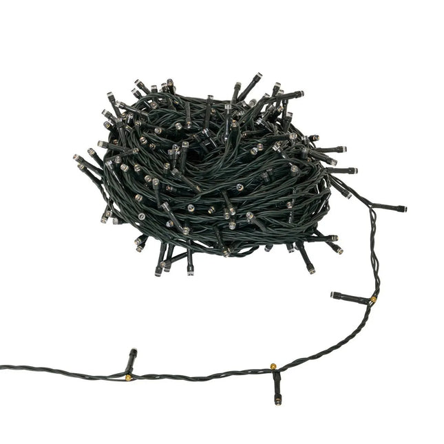 Guirnalda de luces LED de 300 m con temporizador para exteriores ámbar - 877713P2