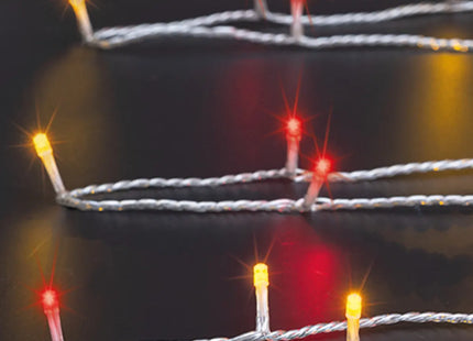 Guirnalda de luz exterior 500 LED blanco cálido/rojo - 877715O