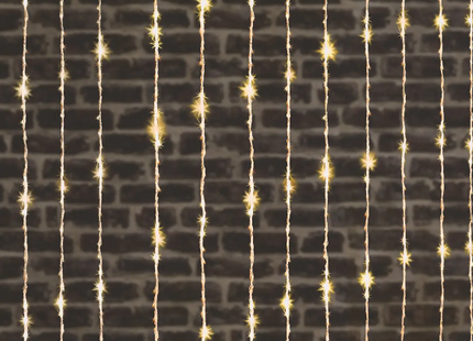 Cortina de fachada exterior 840 LED blanco cálido - 877747G