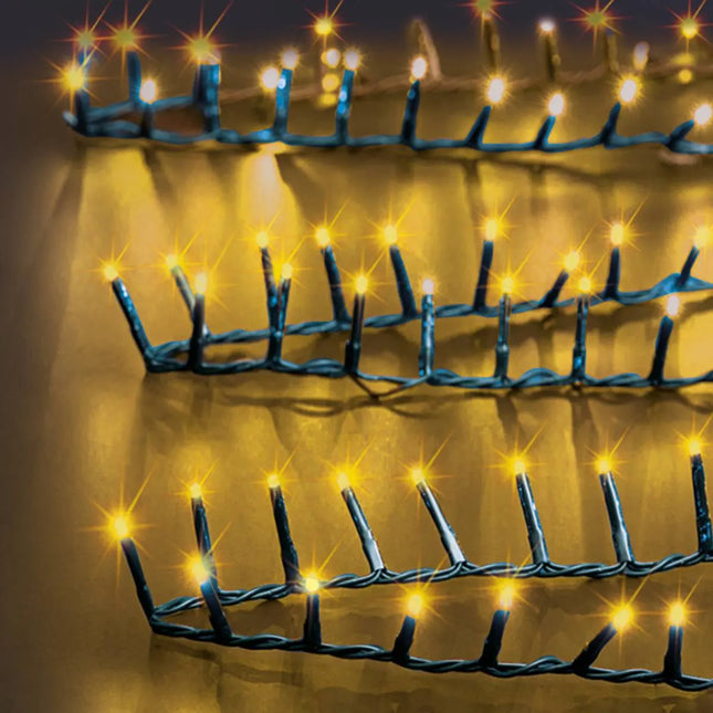 Guirnalda de luces exterior 750 LED blanco cálido 18m - 877864G2