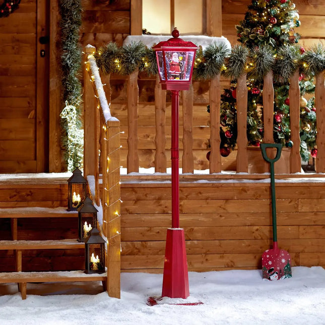 Lámpara interior x1 roja A180cm