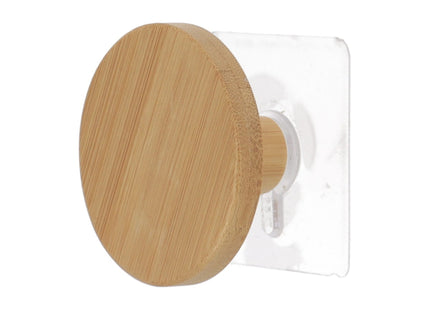 Percha autoadhesiva D6cm TD Rack Bambú - 91041195