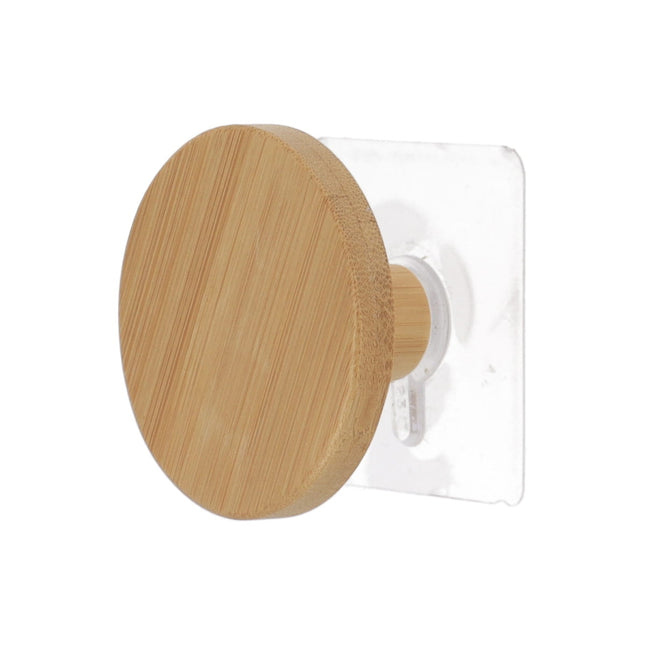 Percha autoadhesiva D6cm TD Rack Bambú - 91041195