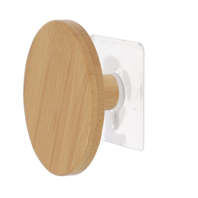 PERCHERO DE BAMBÚ DIAM 8,5 CM SOBRE CARTA ADHESIVA - 91042195