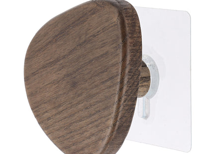 GANCHO DE MADERA GM FORMA GUIJARRO  MARRON - 91062160