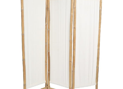 Mampara de bambú blanco - 98236195