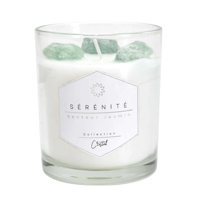 Vela perfumada con cautivadoras piedras preciosas - BO0001