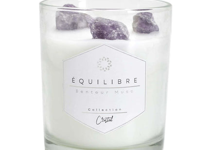 Vela perfumada con cautivadoras piedras preciosas - BO0001