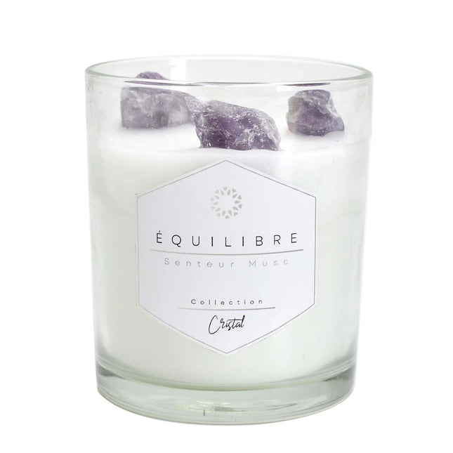 Vela perfumada con cautivadoras piedras preciosas - BO0001