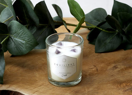 Vela perfumada con 3 cautivadoras piedras preciosas  - BO0002