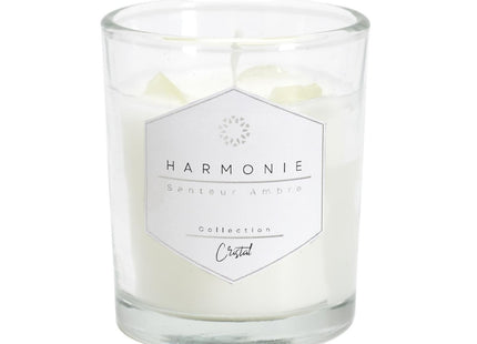 Vela perfumada con 3 cautivadoras piedras preciosas  - BO0002