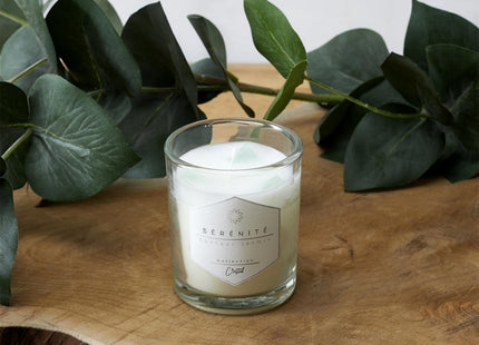 Vela perfumada con 3 cautivadoras piedras preciosas  - BO0002