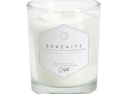 Vela perfumada con 3 cautivadoras piedras preciosas  - BO0002