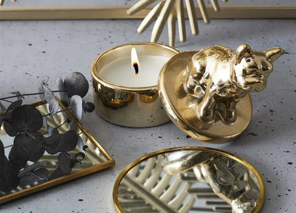 Vela perfumada "Bulldog" en pote de cerámica - BO0085