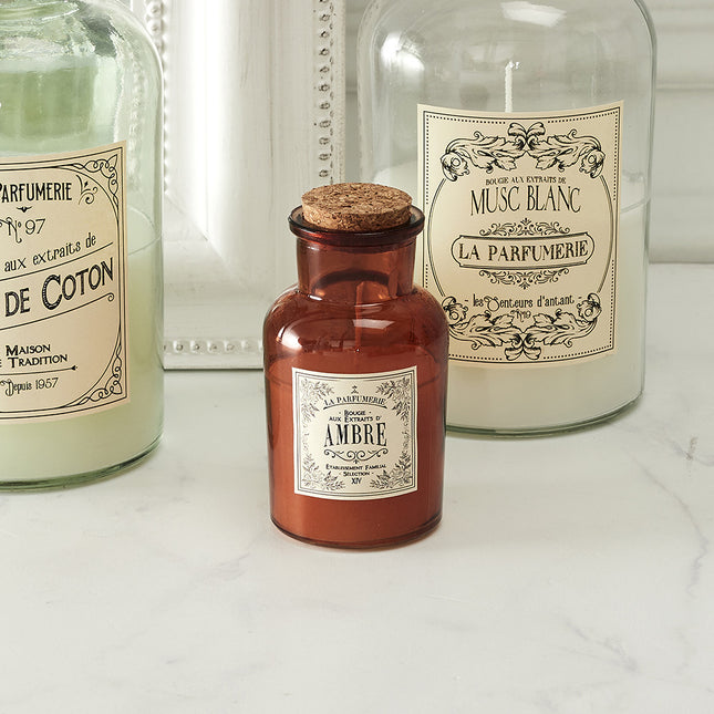 Vela perfumada "Maison Tradition" con aroma a Almizcle Blanco - BO0140