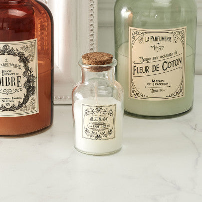 Vela perfumada "Maison Tradition" con aroma a Almizcle Blanco - BO0141