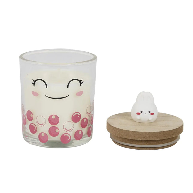 Vela perfumada "Kawaii" tapa de madera - BO0147
