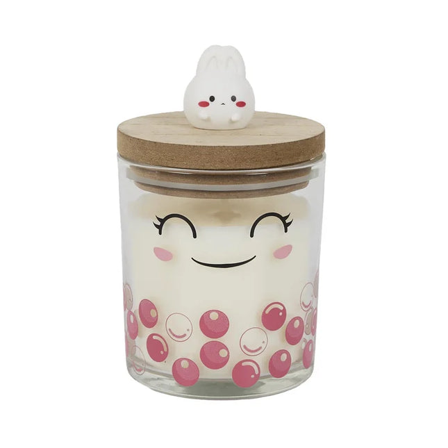 Vela perfumada "Kawaii" tapa de madera - BO0147