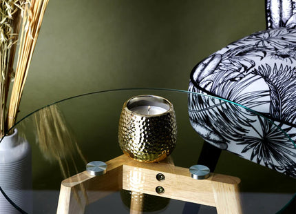 Vela perfumada martillado dorado A9cm - BO5487