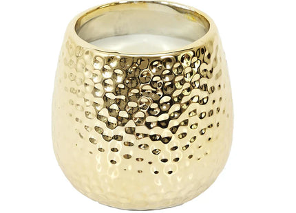 Vela perfumada martillado dorado A9cm - BO5487