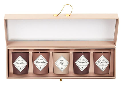 Caja de 5 velas perfumadas "Nude"  - BO5533