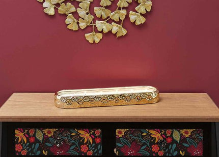 Vela perfumada de cerámica "Gold of Time" de 6 mechas - BO5550