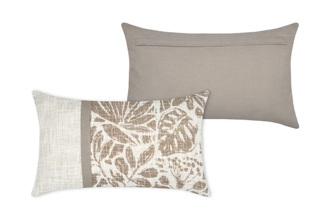 Almohada "Hemera" gris topo 30 x 50 cm - C3D388001