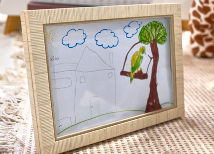 Marco de dibujo infantil beige "Thea" A4 - 205866