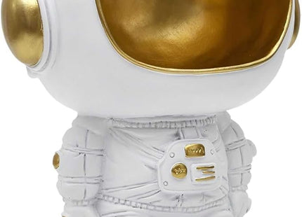 Estatua de astronauta de bolsillo blanco - HD0159