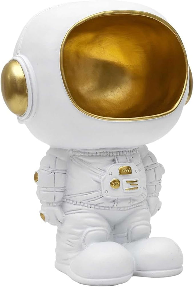 Estatua de astronauta de bolsillo blanco - HD0159