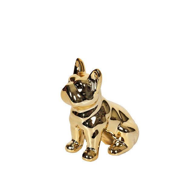 Estatuilla de cerámica Bulldog 10×6,5 cm - HD1333