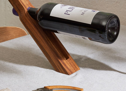 Portabotellas con sacacorchos - KA0389