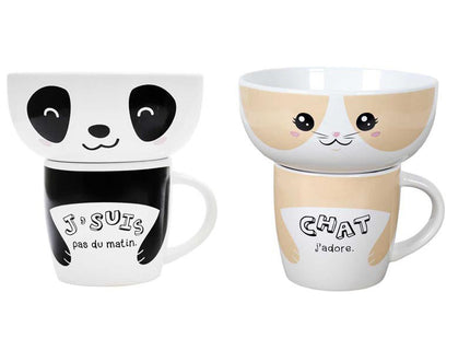 Taza y bol "Kawaii" - KA0558