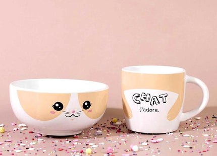 Taza y bol "Kawaii" - KA0558