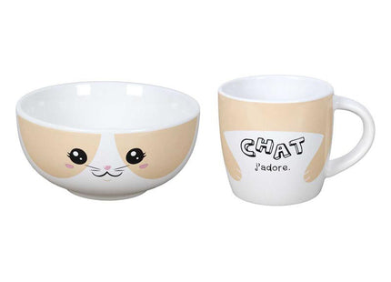 Taza y bol "Kawaii" - KA0558